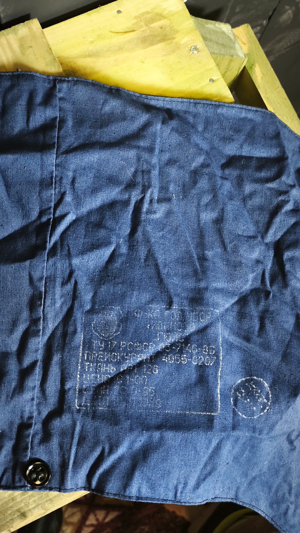 1986 Soviet Navy Sailor Collar Gyuys / Гюйс матросский