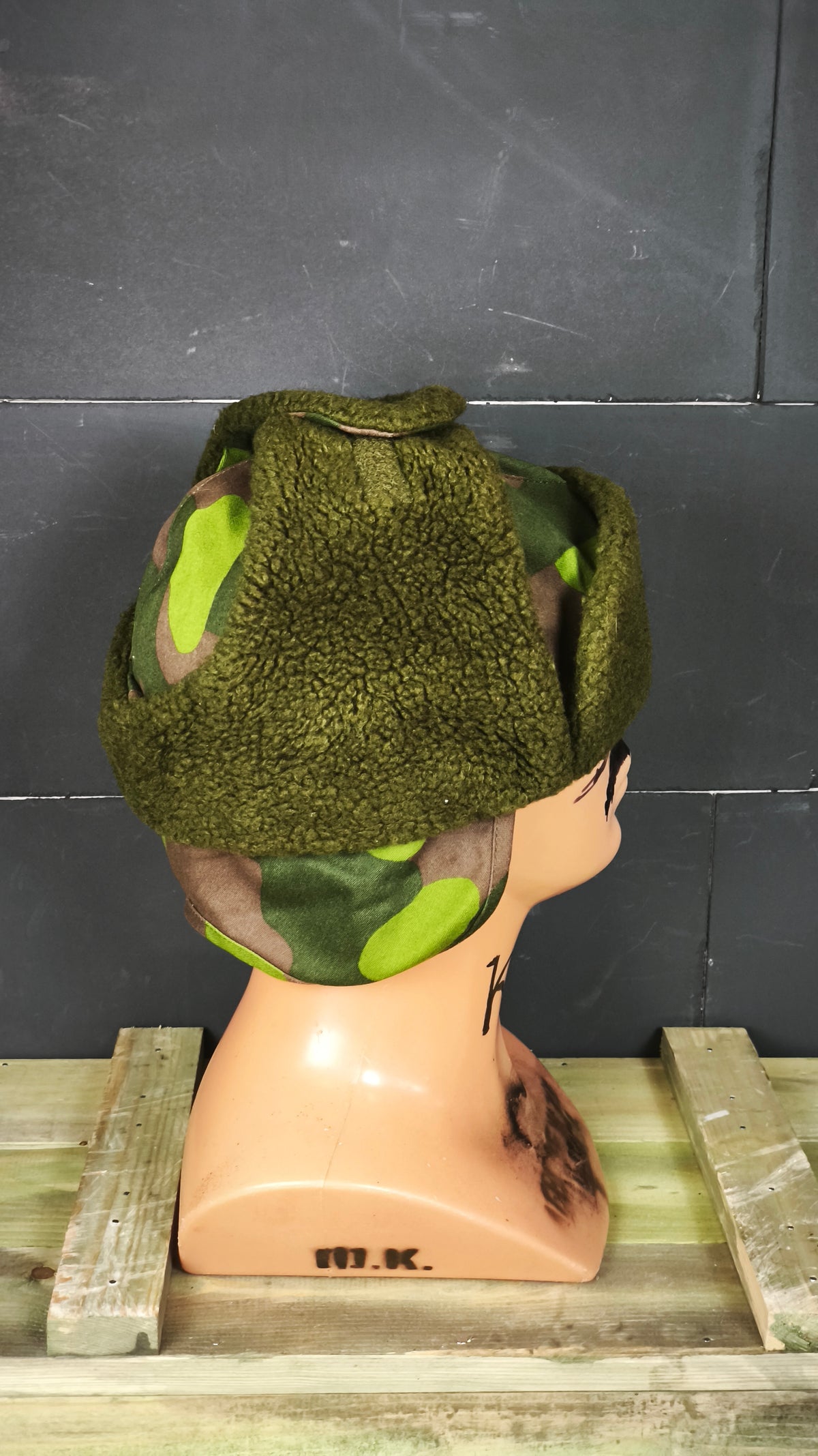 Issued Finnish M91 Kurkkusalaatti Army Winter Ushanka [55-57]