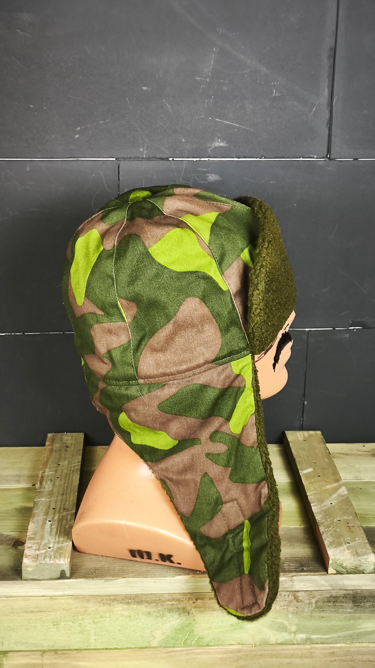 Issued Finnish M91 Kurkkusalaatti Army Winter Ushanka [55-57]