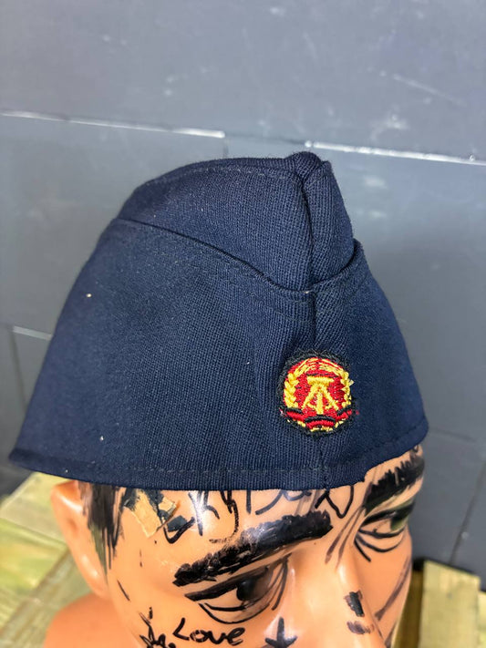 Unissued East German MdI Blue Side Cap Ministry of Interior Schiffchen