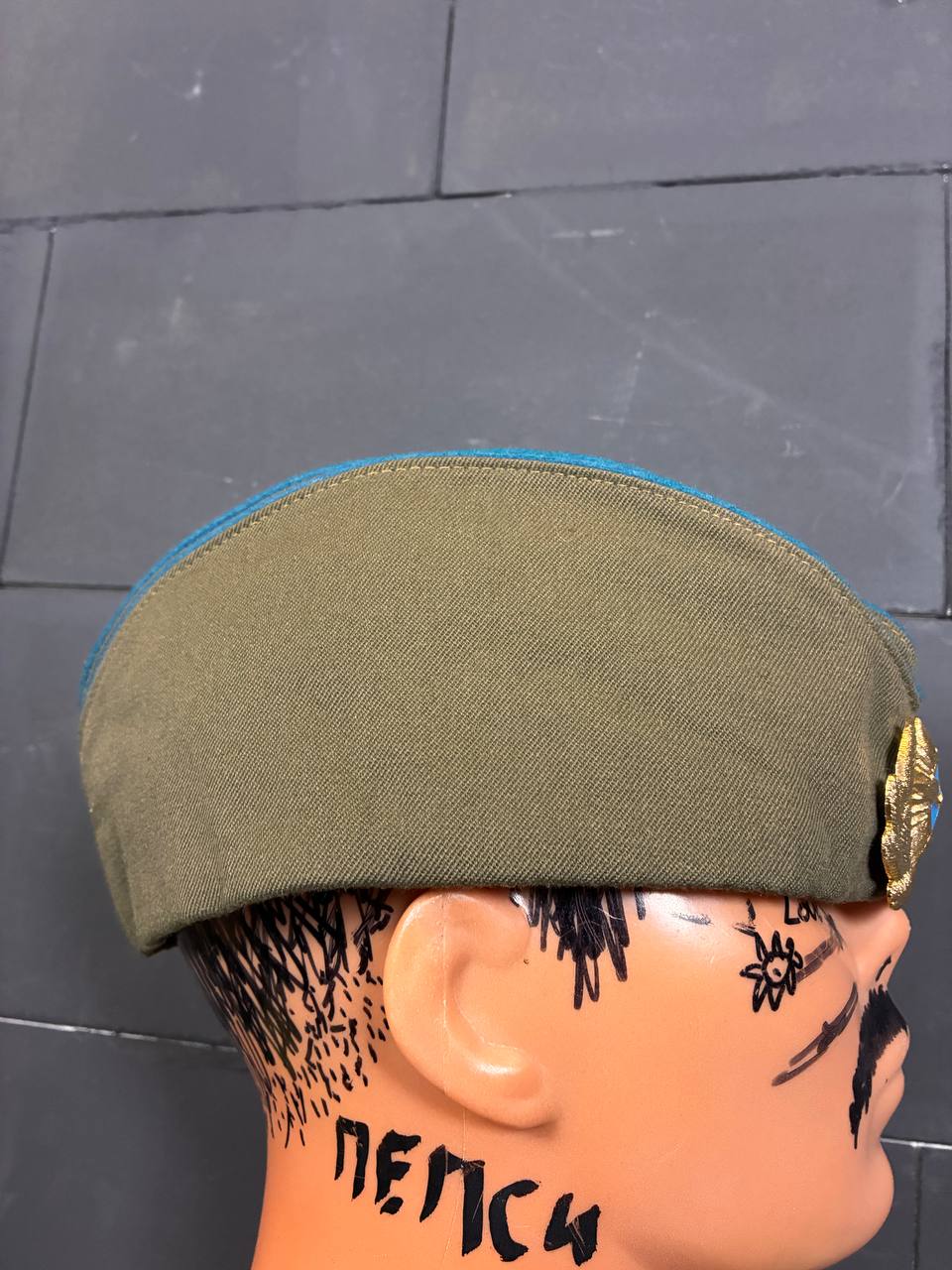 1990 Soviet VVS Air Force Officer Pilotka Cap Пилотка ВВС [55]
