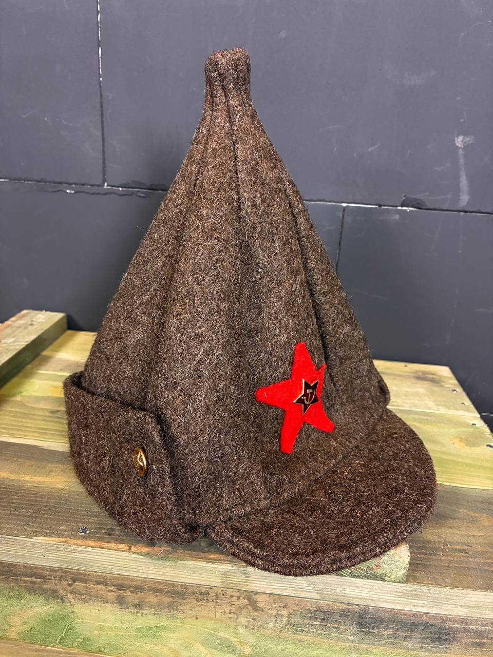 Soviet Red Army Budenovka Wool Reproduction