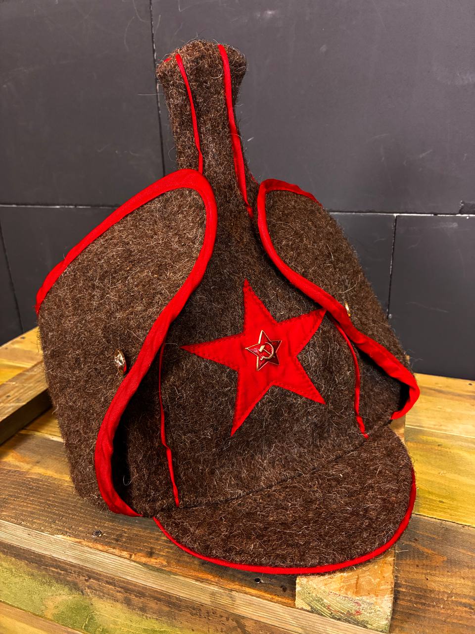 Soviet Red Army Budenovka Wool Reproduction