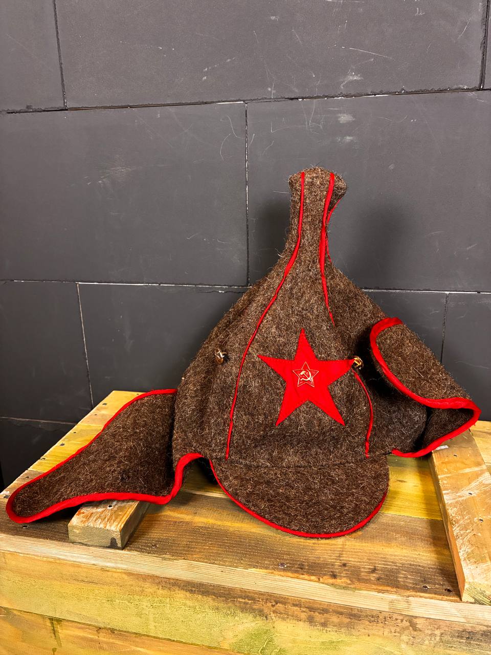 Soviet Red Army Budenovka Wool Reproduction