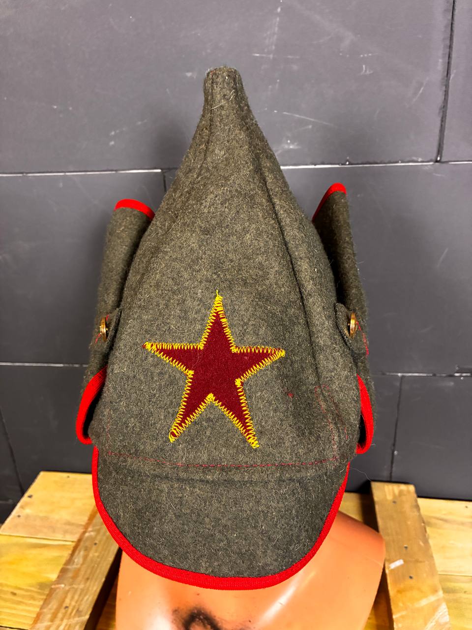 Soviet Red Army Budenovka Wool Reproduction