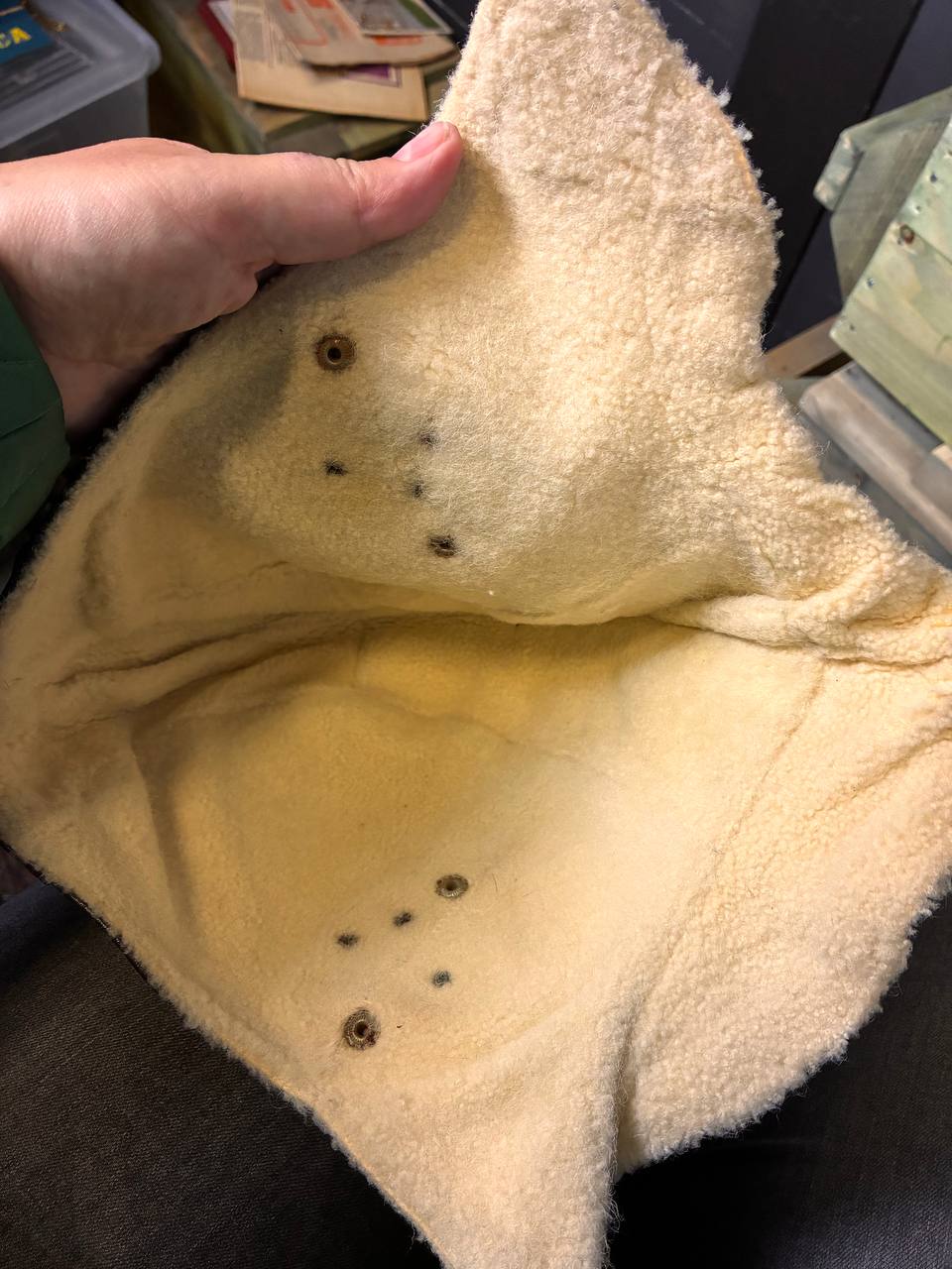 Vintage Leather Aviator/Motorcycle Winter Cap