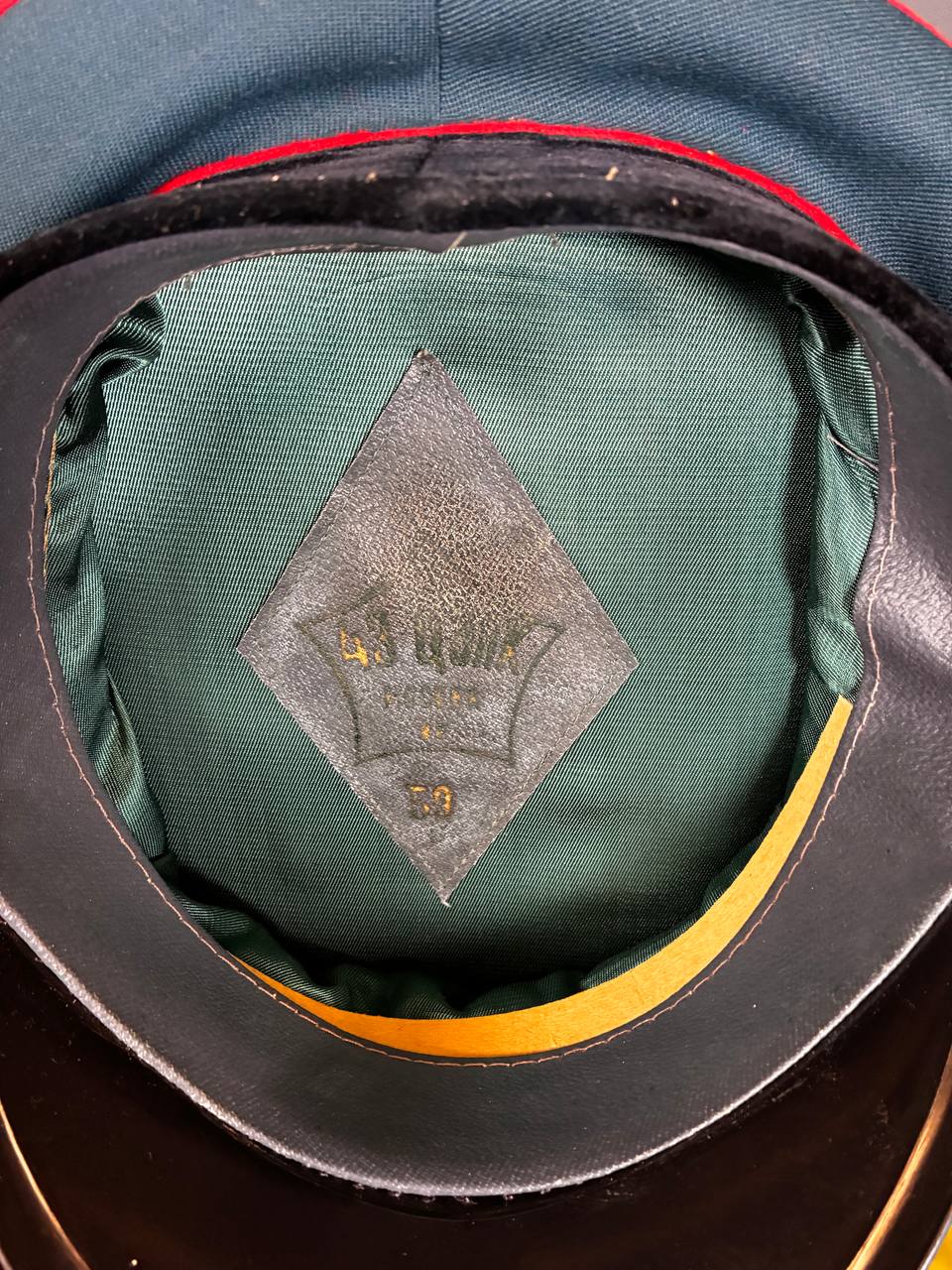 Soviet Army Officer Parade Peaked Cap Tank / Artillery Troops / Фуражка [59]
