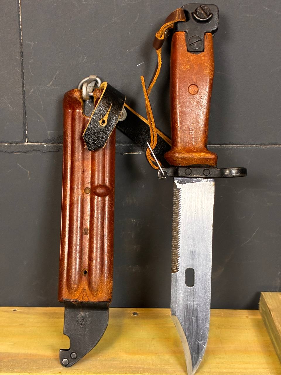 Issued Izhevsk Soviet 6X4 AKM Type II Bayonet (B)