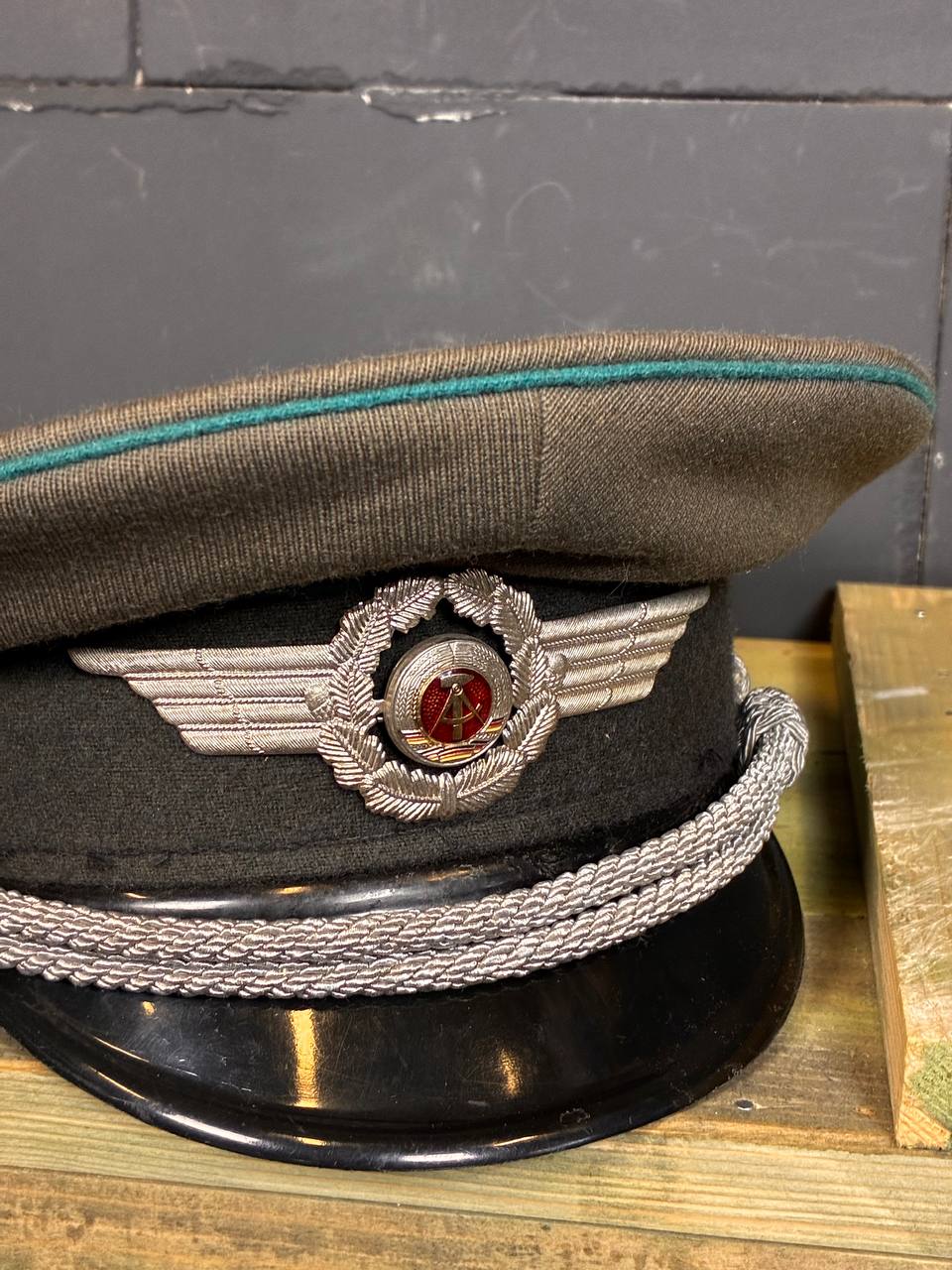 DDR NVA Air Force Officer Peaked Cap [55]