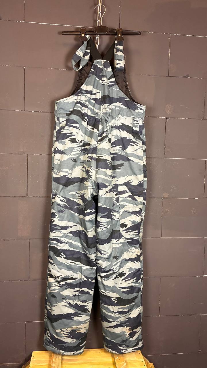 Unissued 1995-2010 Russian OMON Blue Kamysh Semi-Coveralls Winter Pants