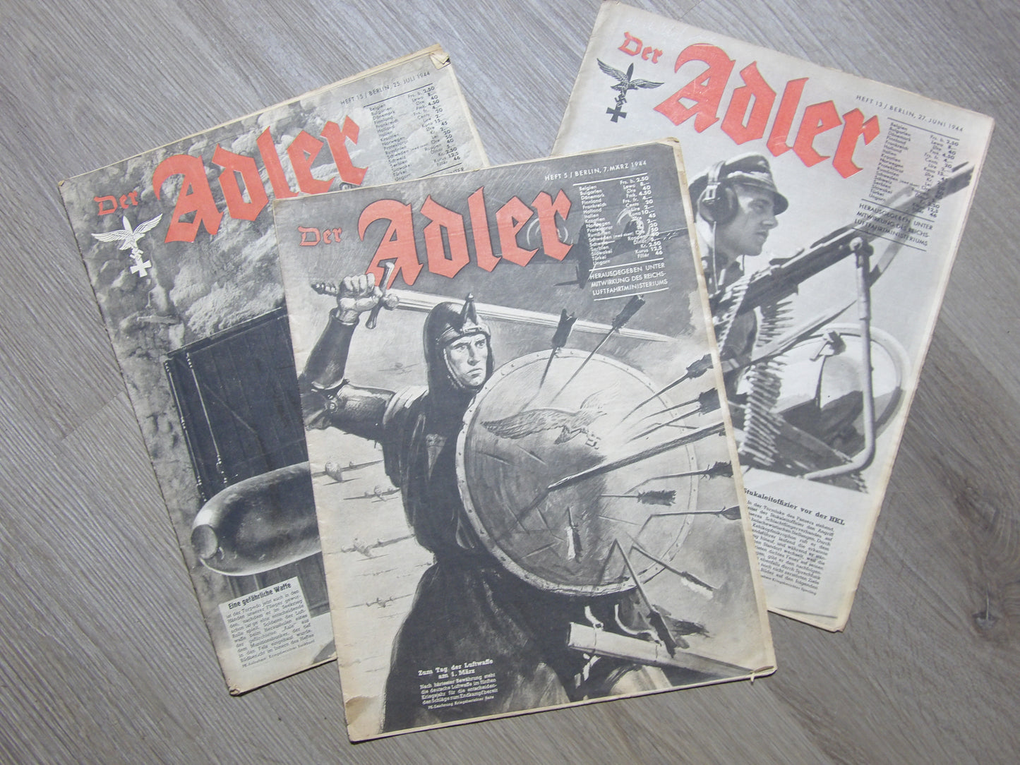 Der Adler 1939-'44 Third Reich German Luftwaffe Magazine