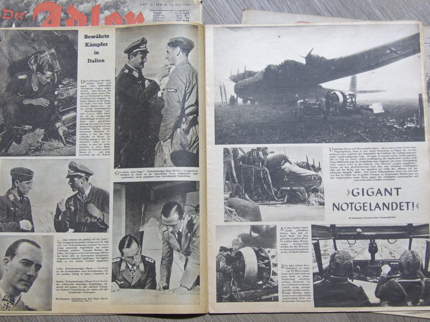 Der Adler 1939-'44 Third Reich German Luftwaffe Magazine