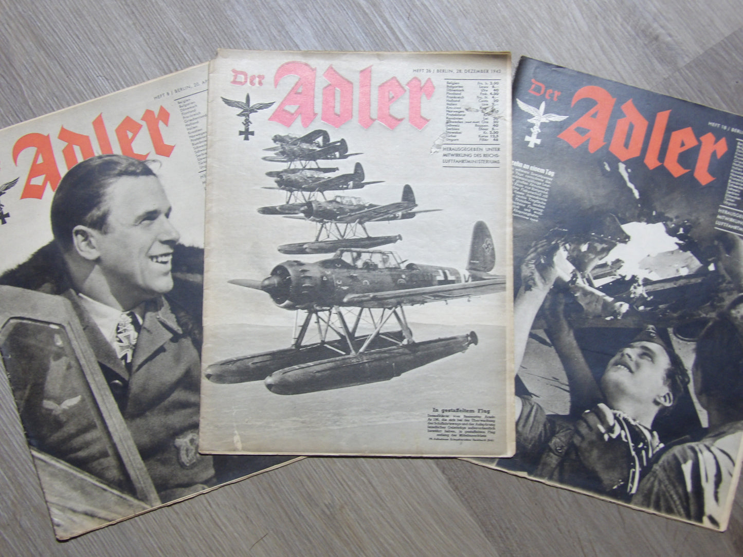 Der Adler 1939-'44 Third Reich German Luftwaffe Magazine