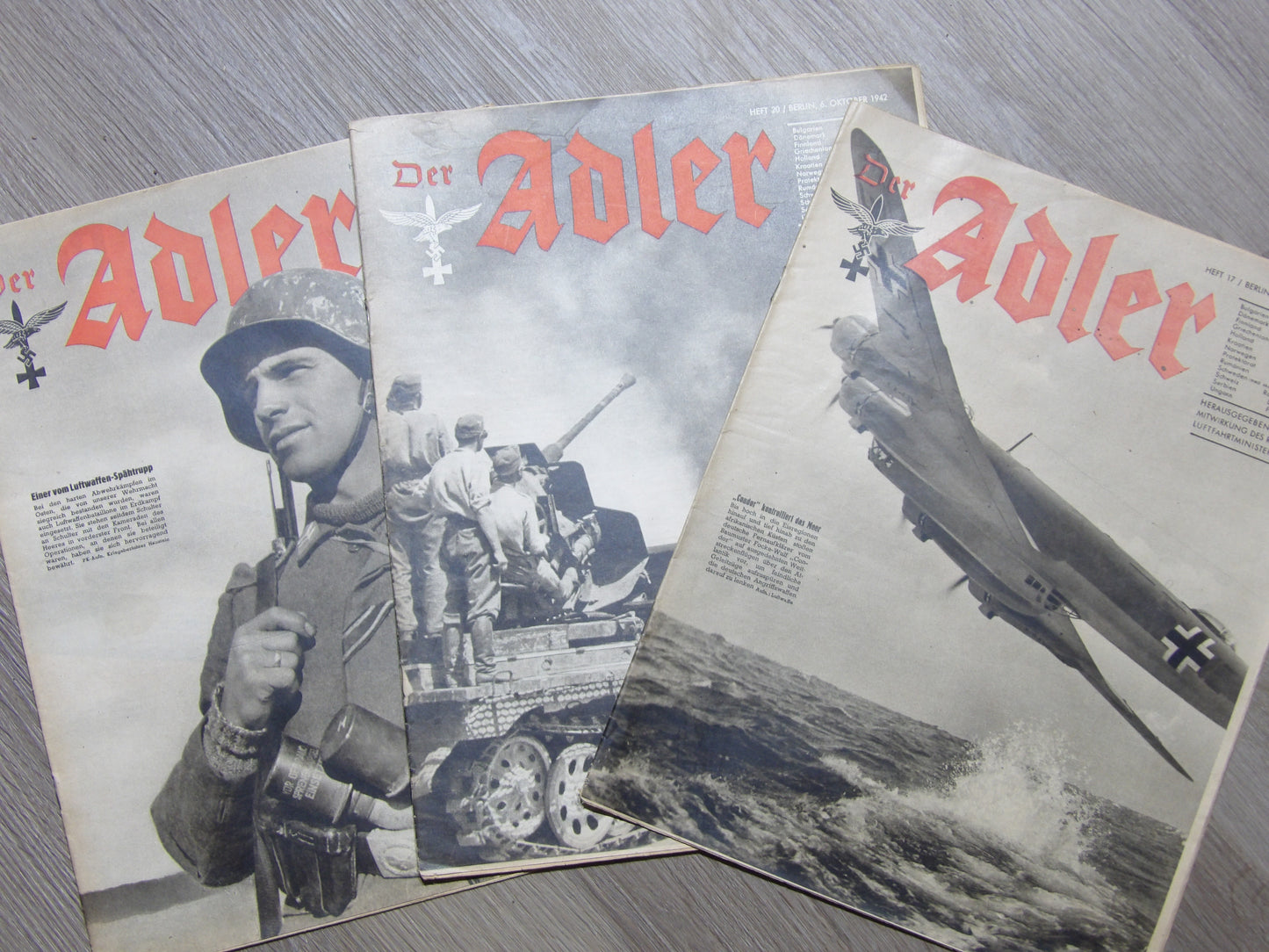 Der Adler 1939-'44 Third Reich German Luftwaffe Magazine