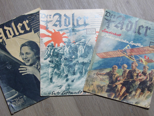 Der Adler 1939-'44 Third Reich German Luftwaffe Magazine
