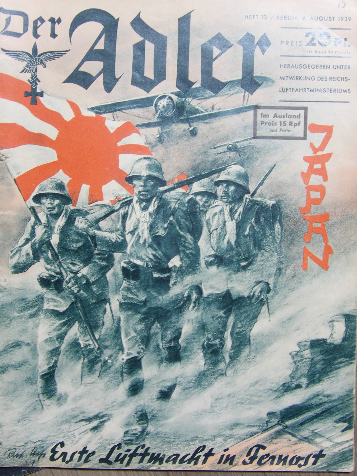 Der Adler 1939-'44 Third Reich German Luftwaffe Magazine