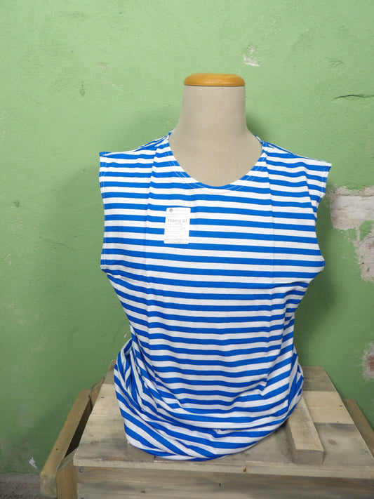 VDV Russian ''Telnyashka'' – Light Blue Striped Civilian Shirt (GOST/otk))