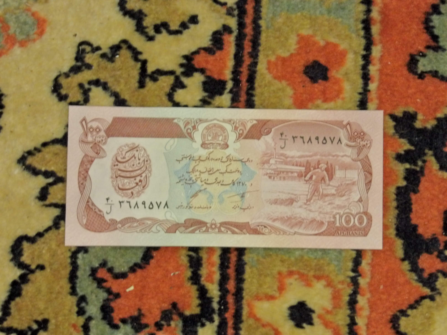 Afghanistan 100 Afghani Banknote 2003