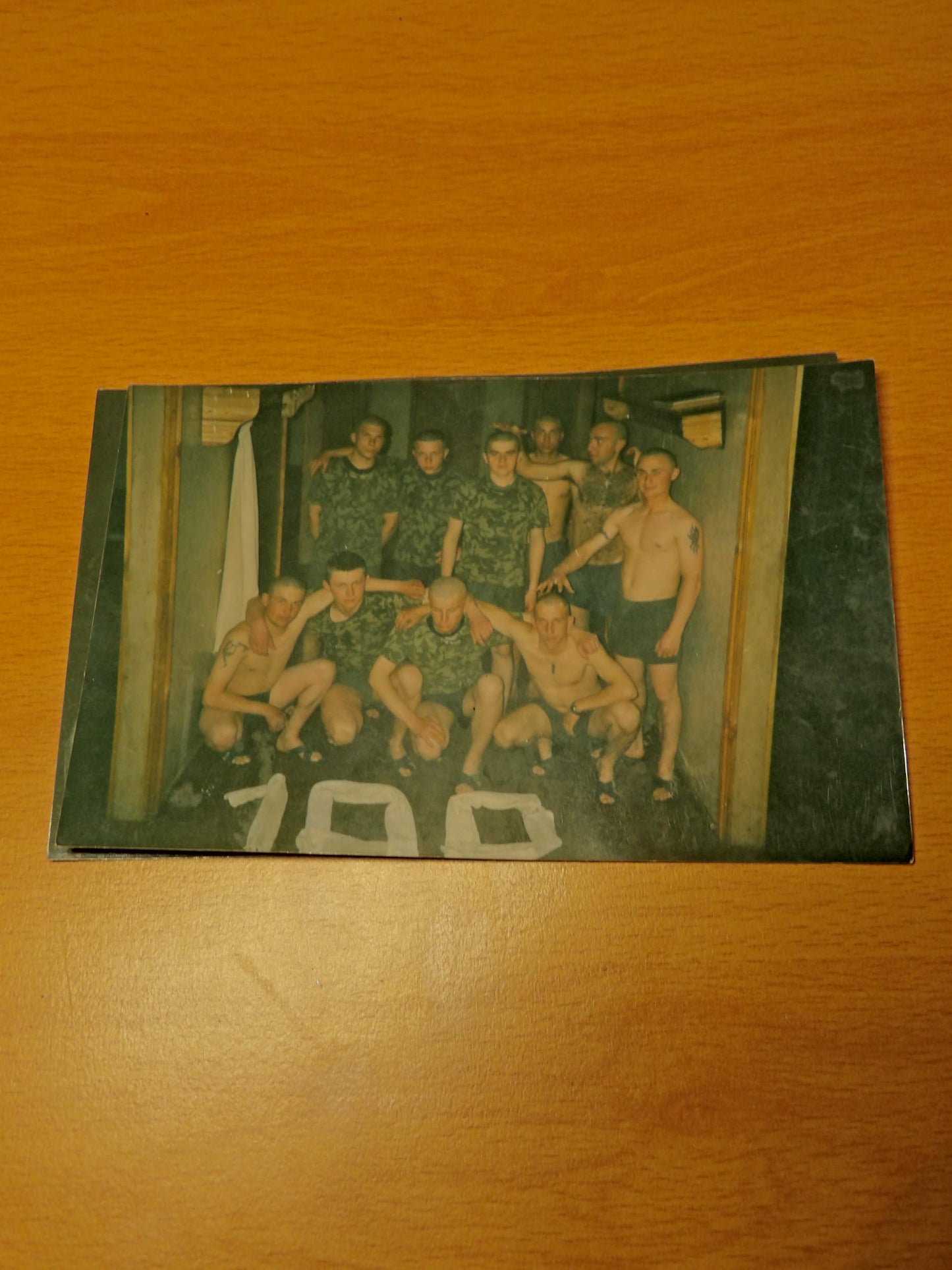 Random Post-Soviet Ukrainian Army Photo Set Barracks Life 1998 (3 Photos)