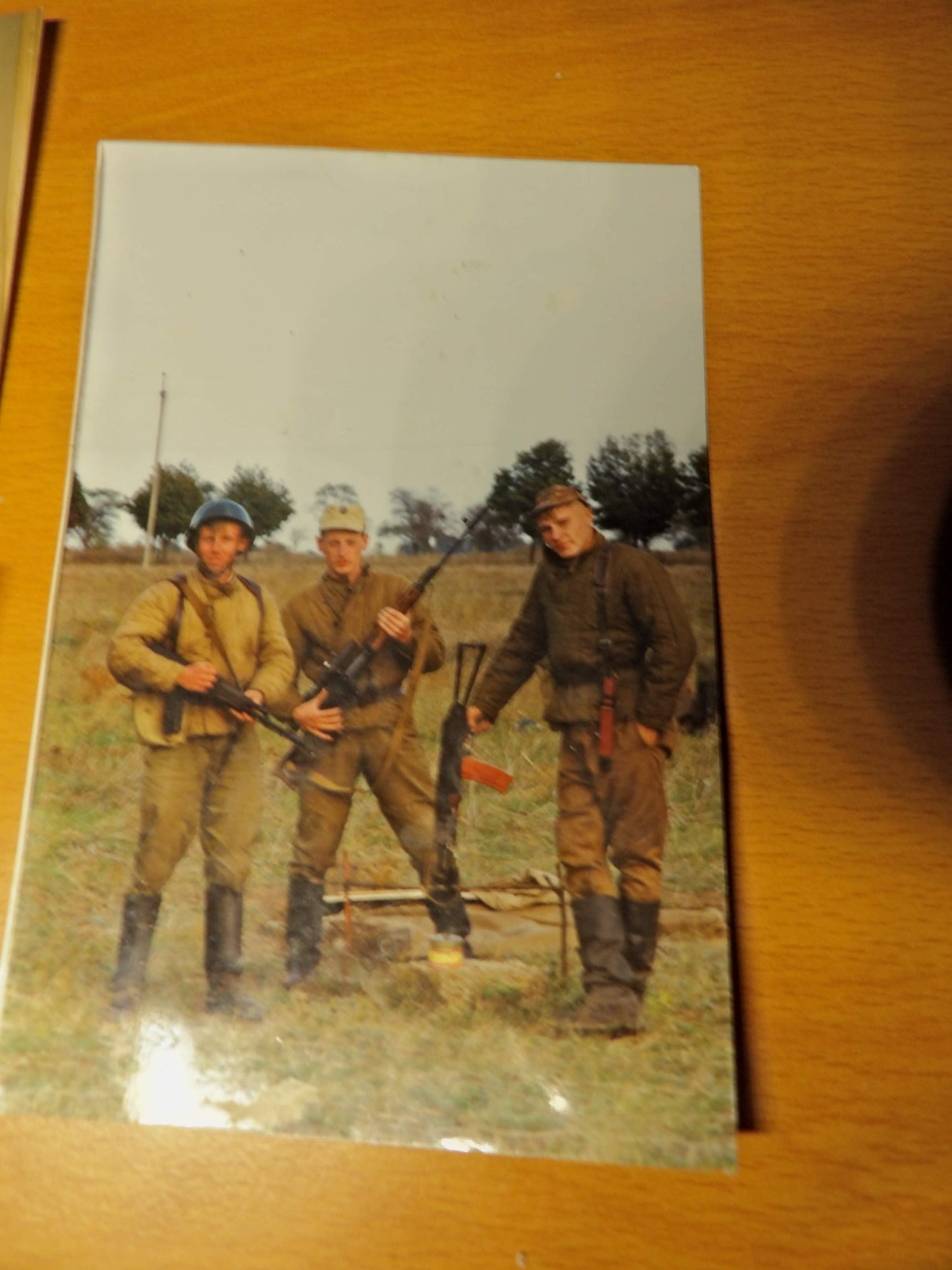 Random Post-Soviet Ukrainian Army Photo Set Barracks Life 1998 (3 Photos)