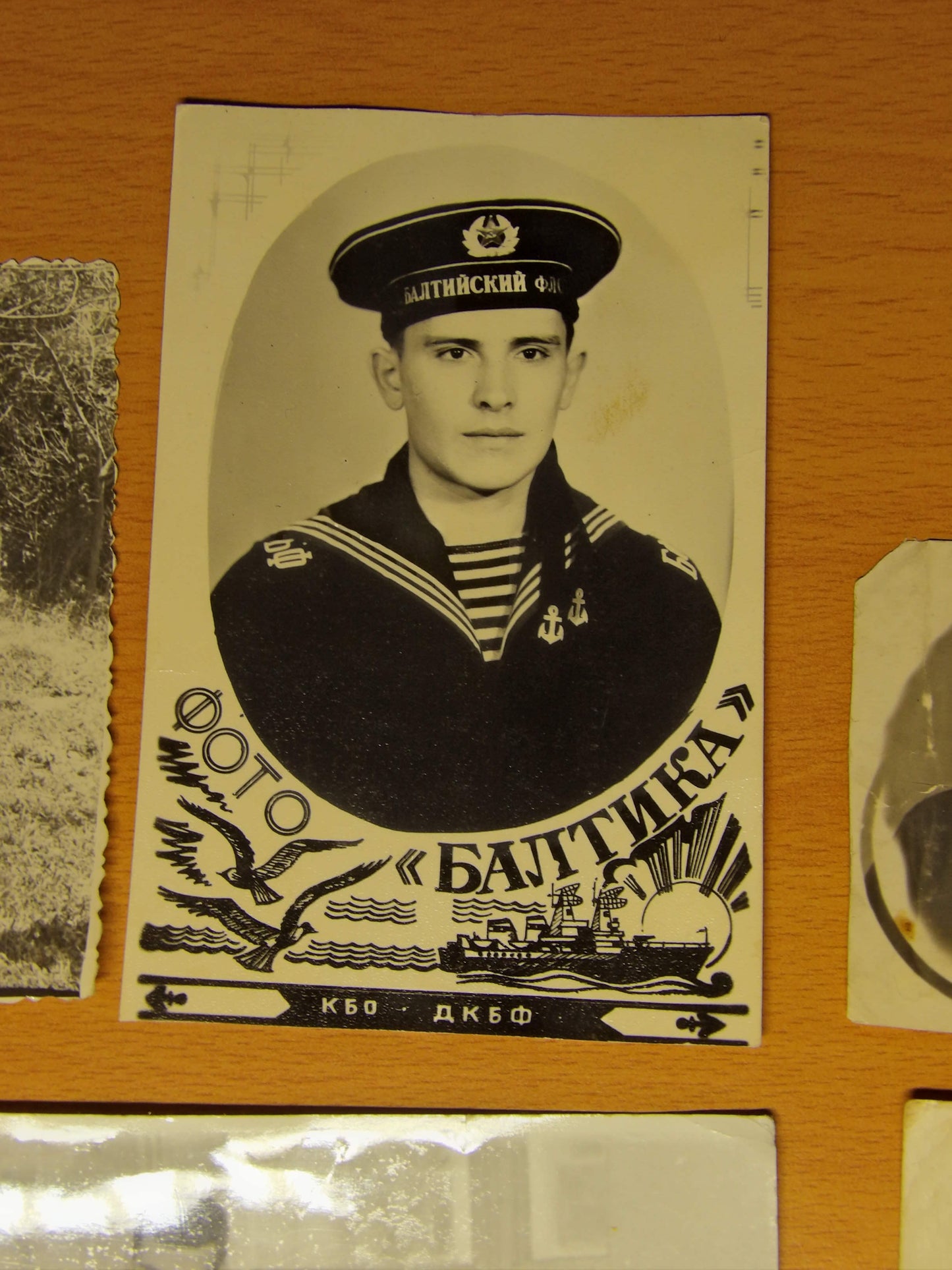 Original Random Soviet Navy Sailor Photo Bundle (Baltic Fleet Era) 5 Photos
