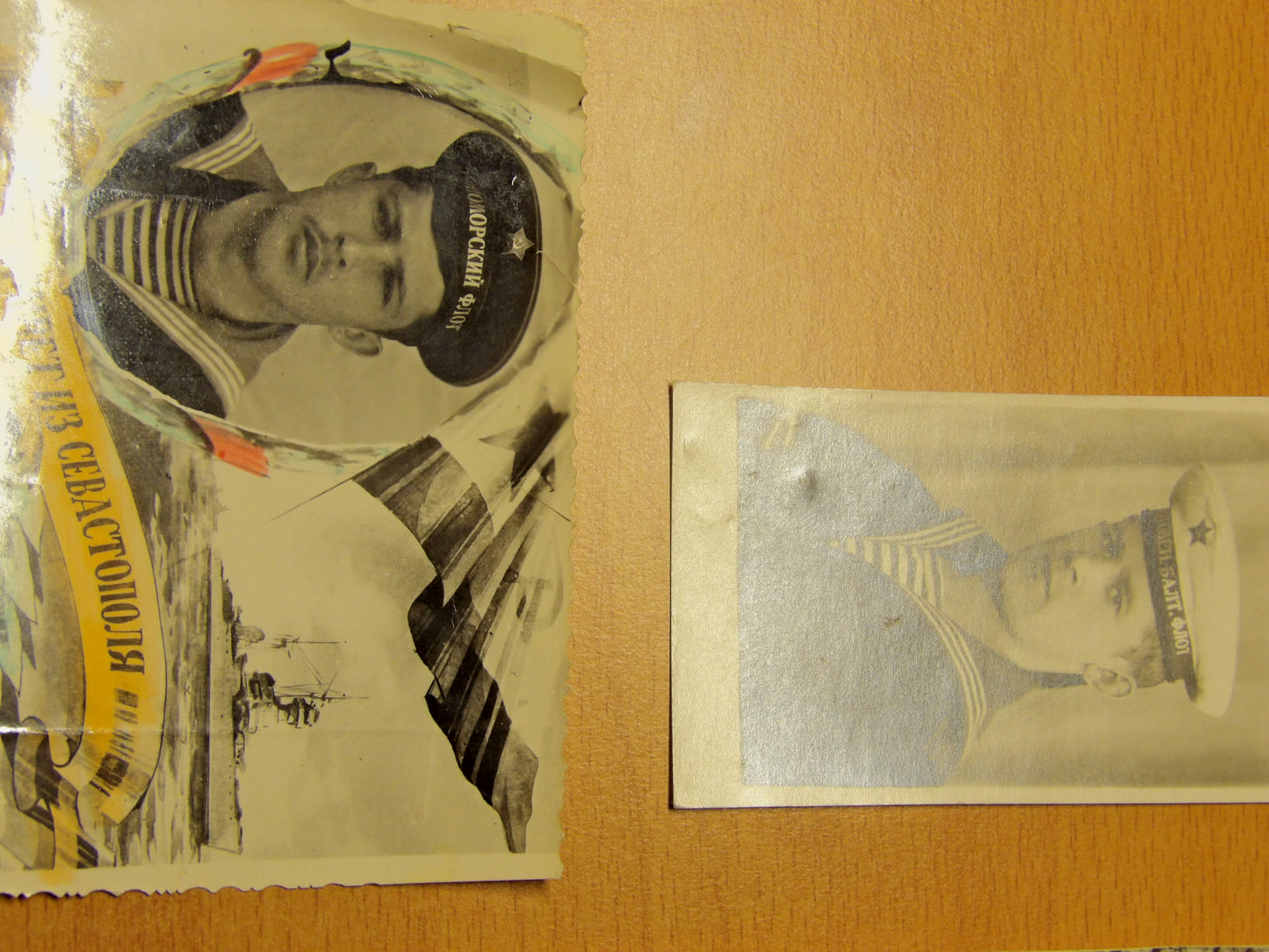 Original Random Soviet Navy Sailor Photo Bundle (Baltic Fleet Era) 5 Photos