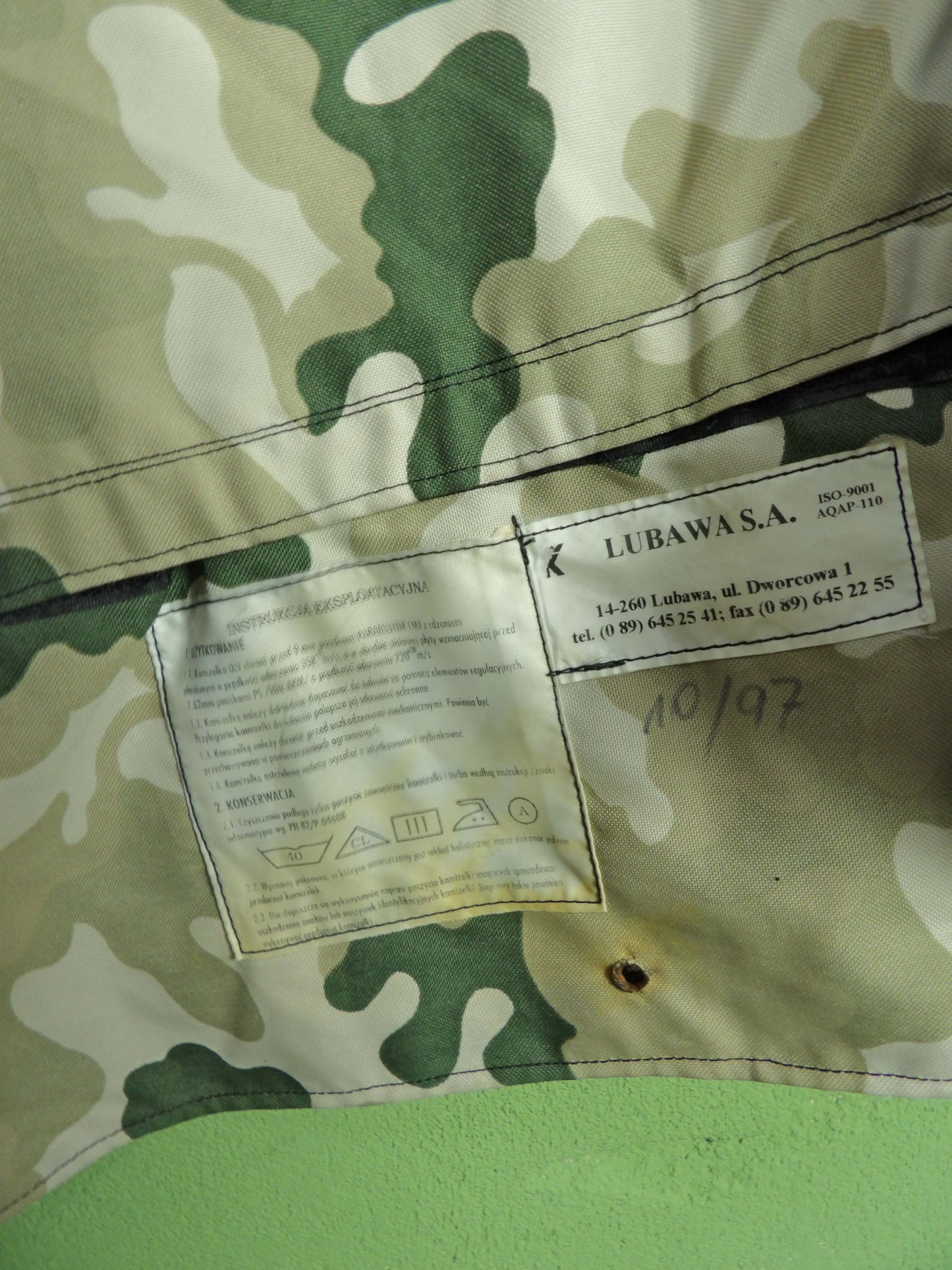 Polish Army WZ.93 Pantera Plate Carrier - M