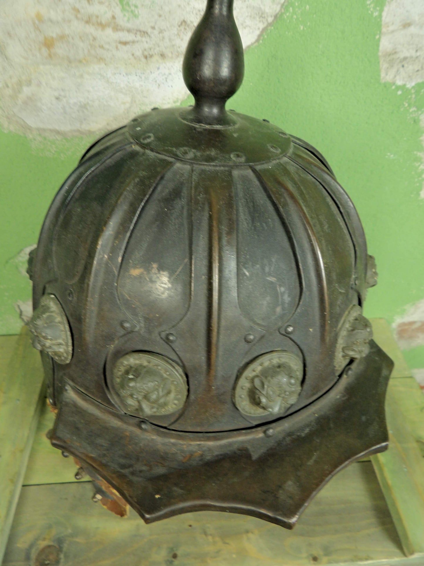 Repro Mongolian Khan Tribute Helmet