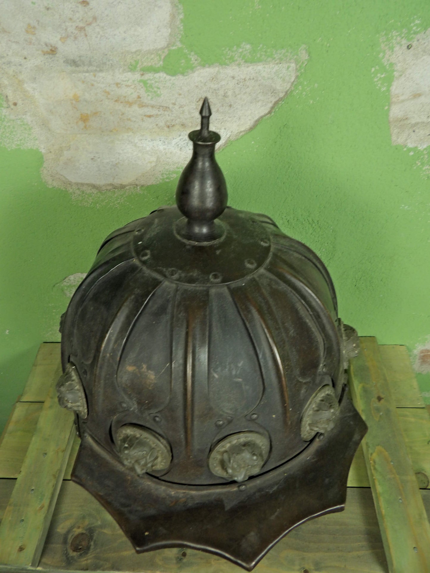 Repro Mongolian Khan Tribute Helmet