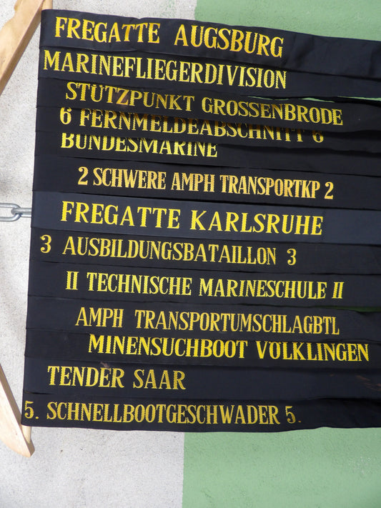 Random West German Bundesmarine Navy Cap Tallies