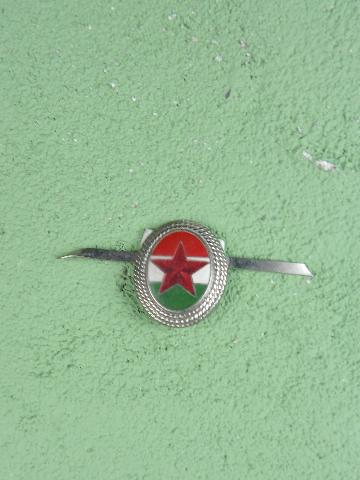 People's Republic Hungary Communist Era Red Star Cockade Badge