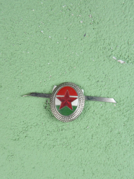 People's Republic Hungary Communist Era Red Star Cockade Badge
