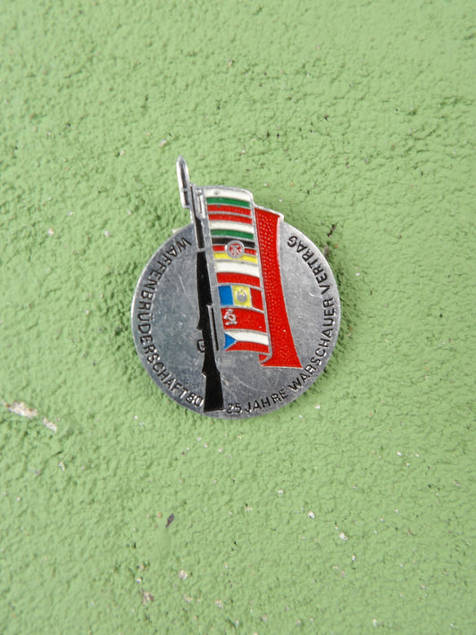 DDR Warsaw Pact 25 Years Badge Waffenbrüderschaft 1980