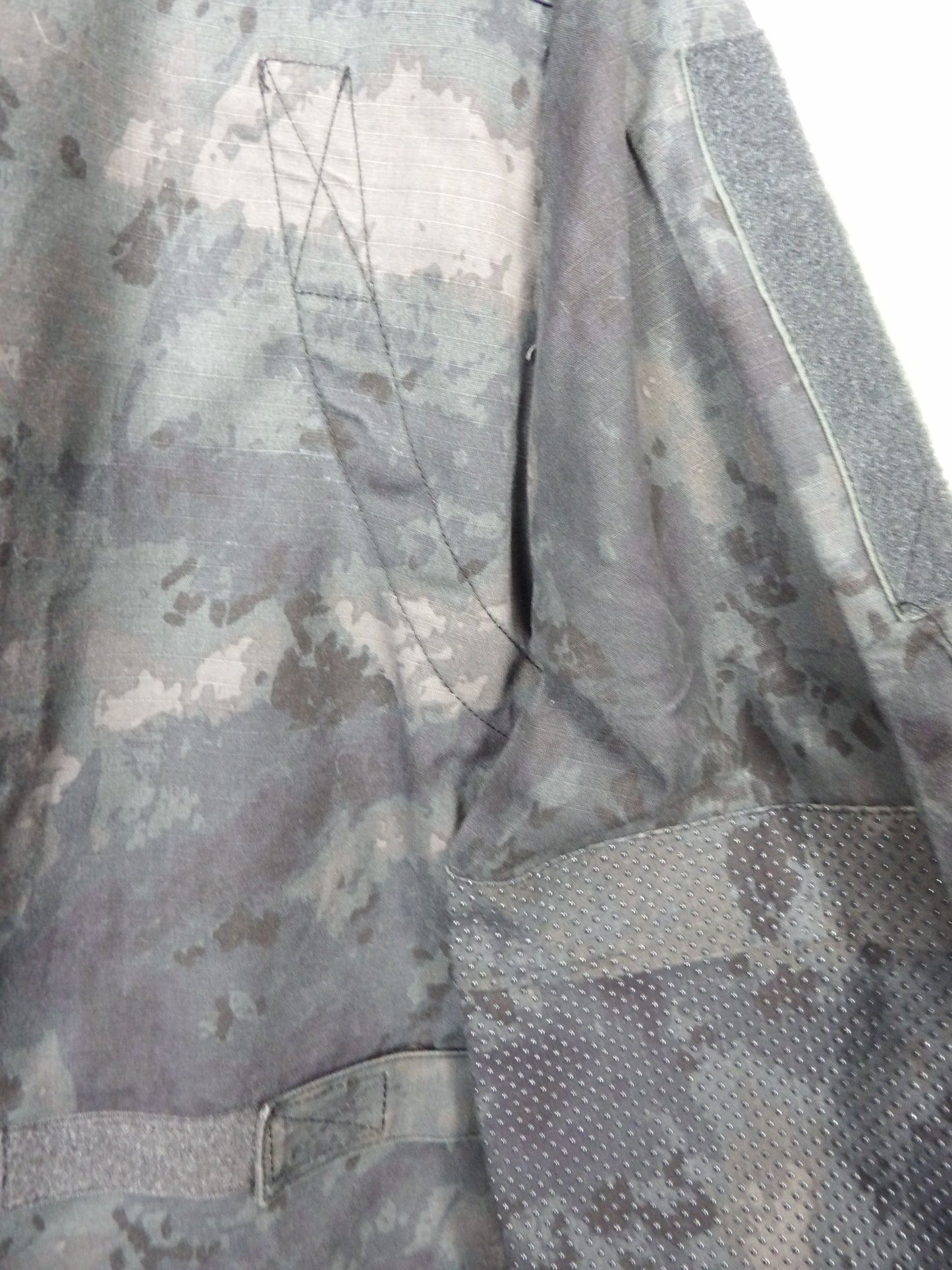 Issued Grey Black "Wagner" Tactical Jacket Night ATACS Moss L