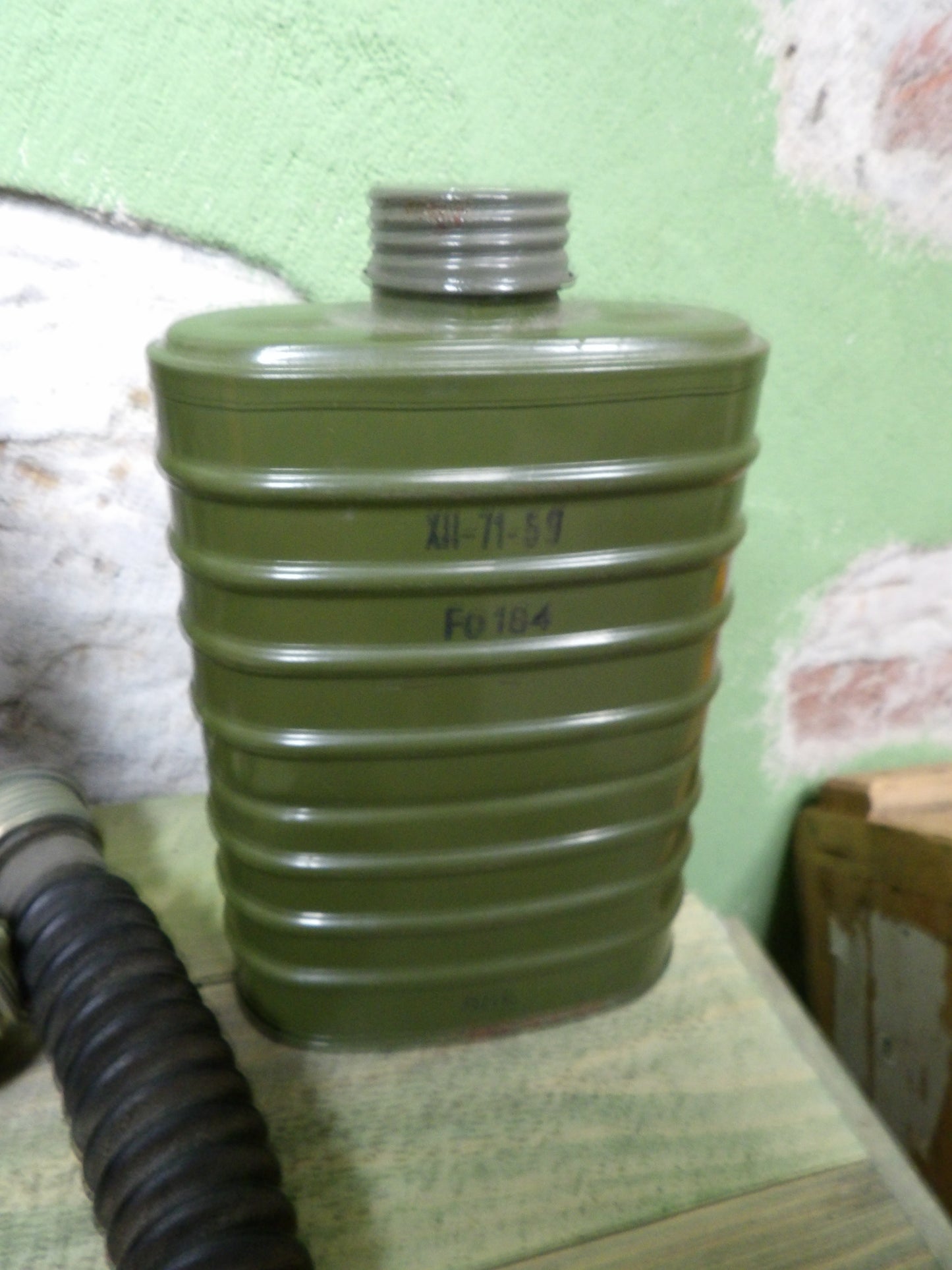 (EU ONLY) Soviet GP-5 Mask Set with Filter, Hose & Bag Civil Defence Display