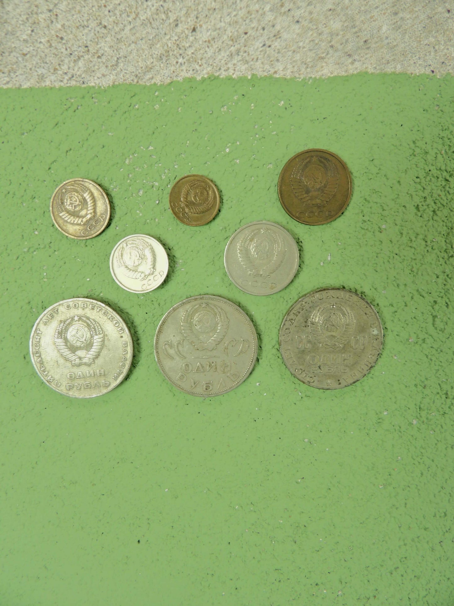 1960-'90 Soviet Ruble & Kopeck Set (8x)