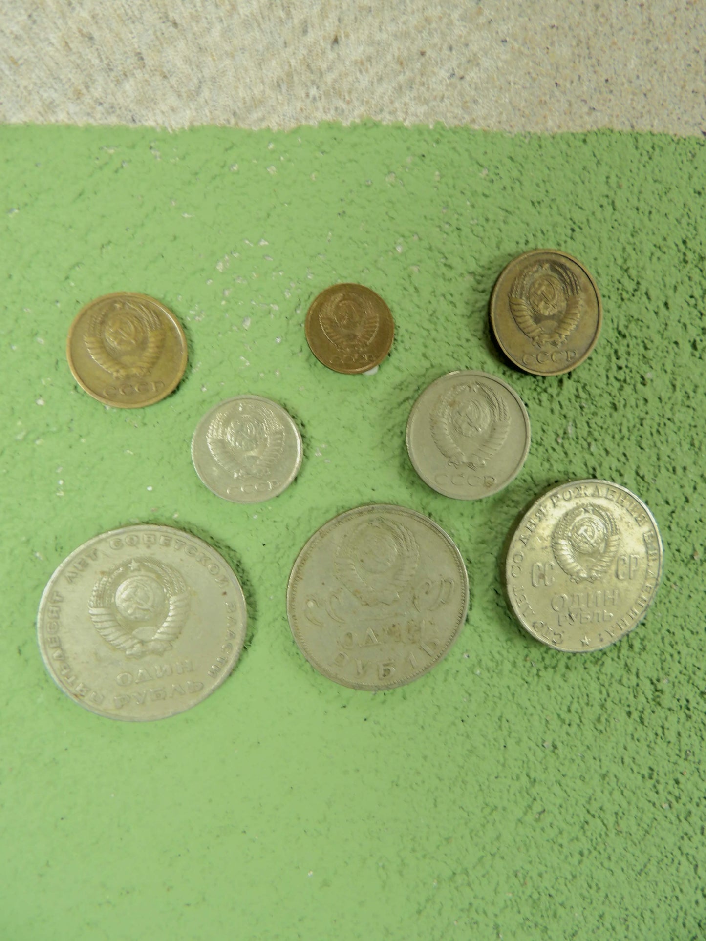 1960-'90 Soviet Ruble & Kopeck Set (8x)