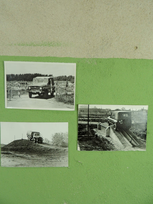 NVA / DDR Vehicle Training 3x Photo Set Original East German Military Photos