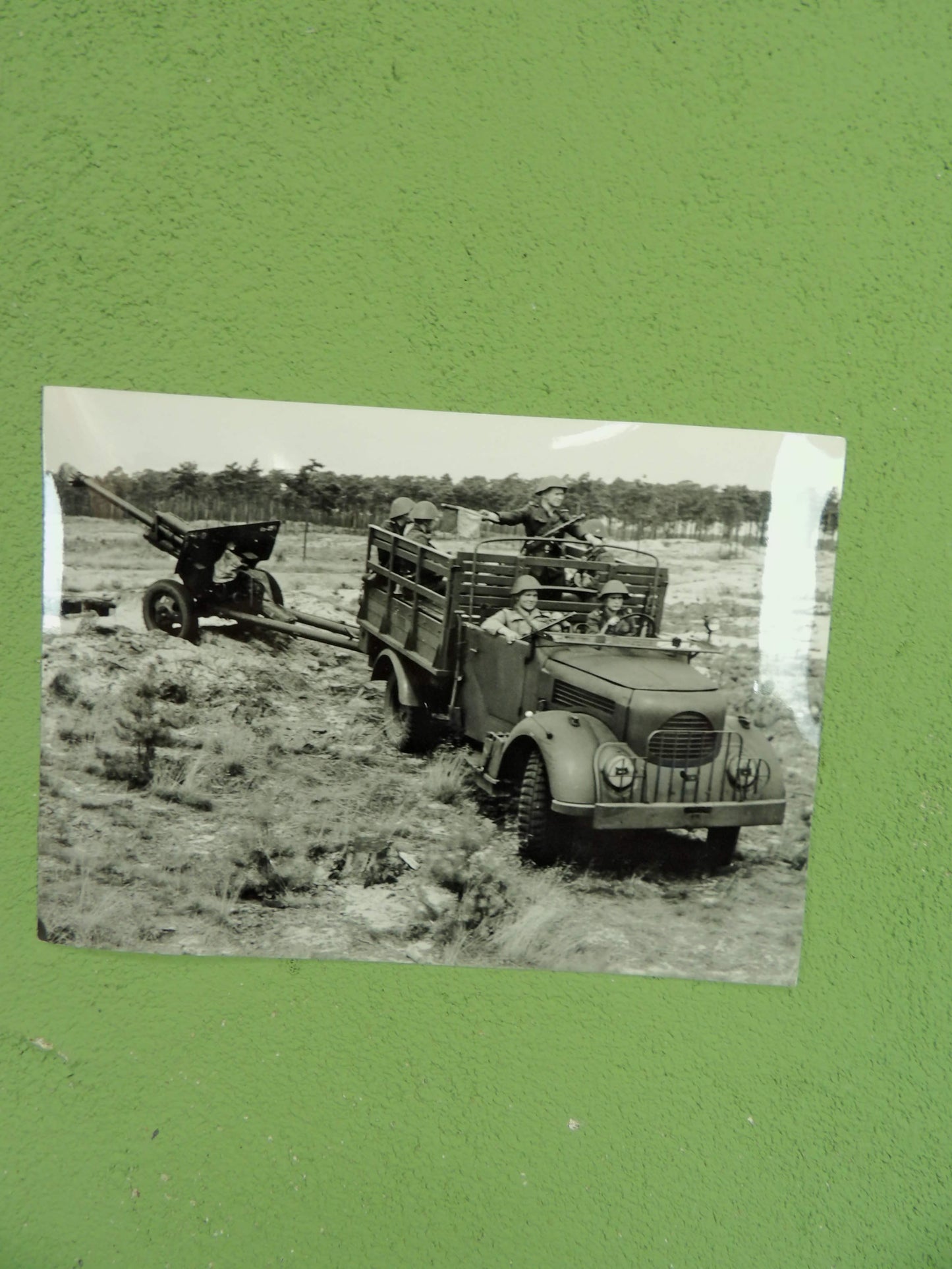 Large NVA / DDR Military Vehicle Photograph Original East German Army Print