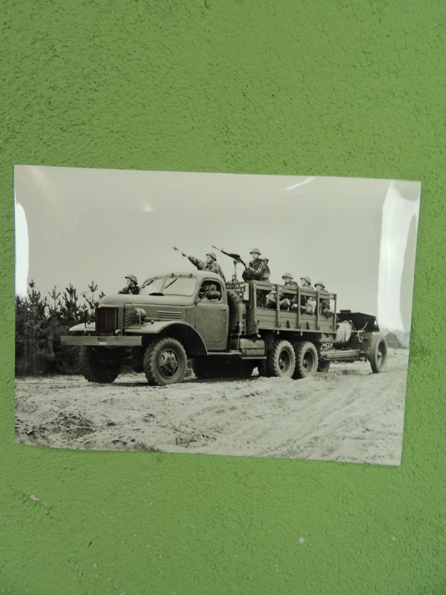 Large NVA / DDR Military Vehicle Photograph Original East German Army Print