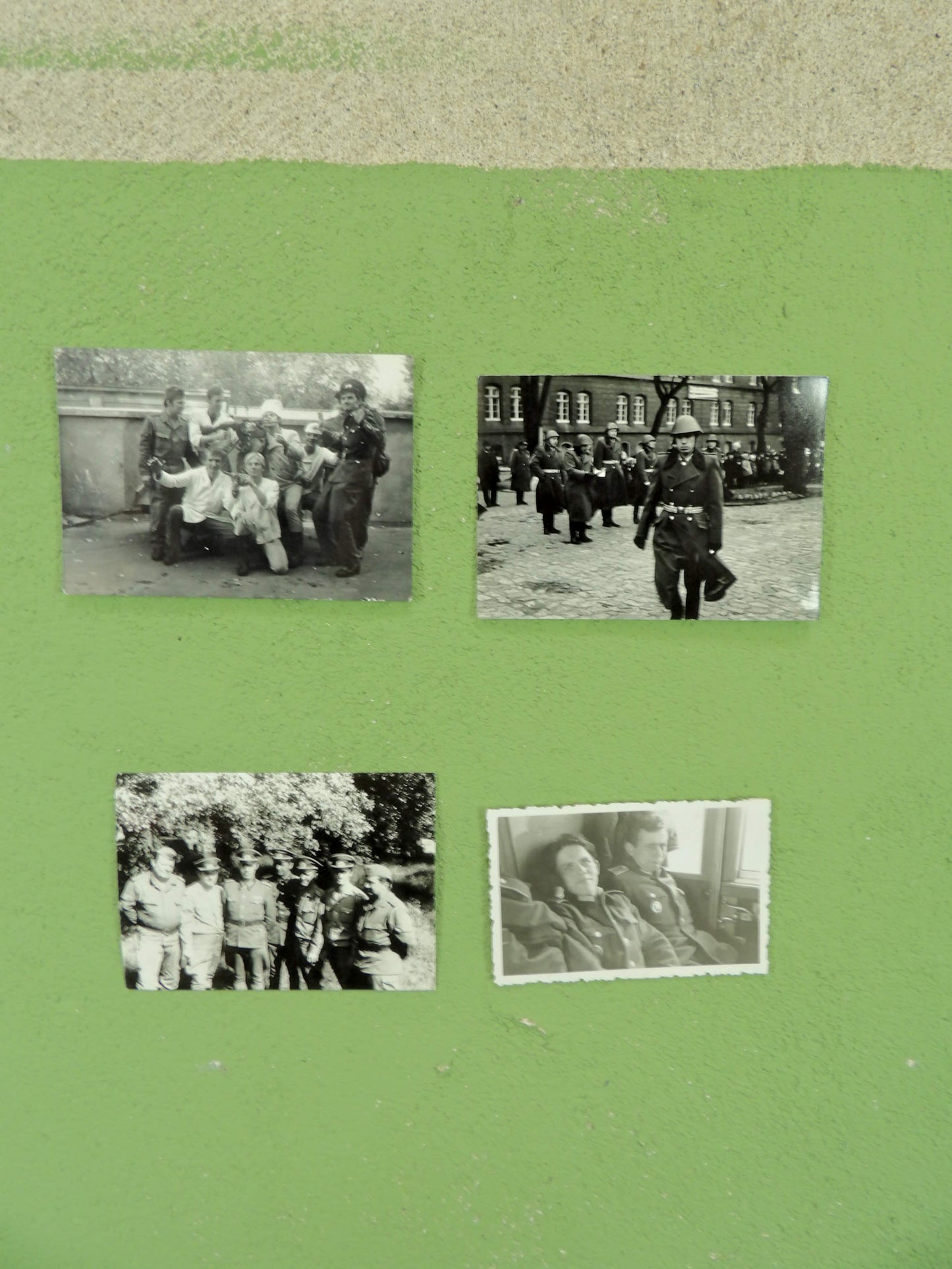 DDR / NVA Soldier Photo Bundle 4x Original East German Military Snapshots