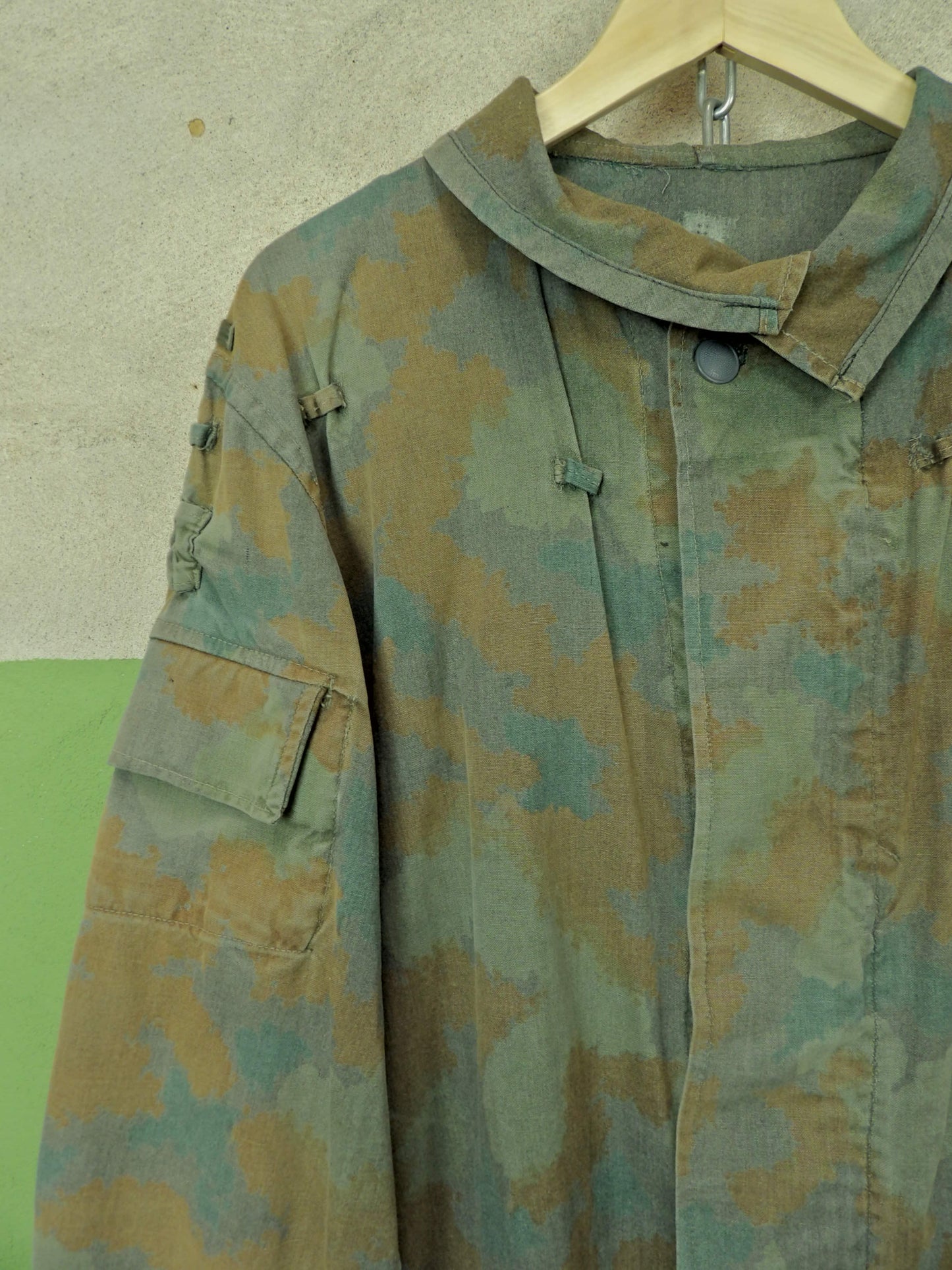 Issued DDR/NVA Scout Jacket M58 Blumentarn [size 3 : XL- regular)