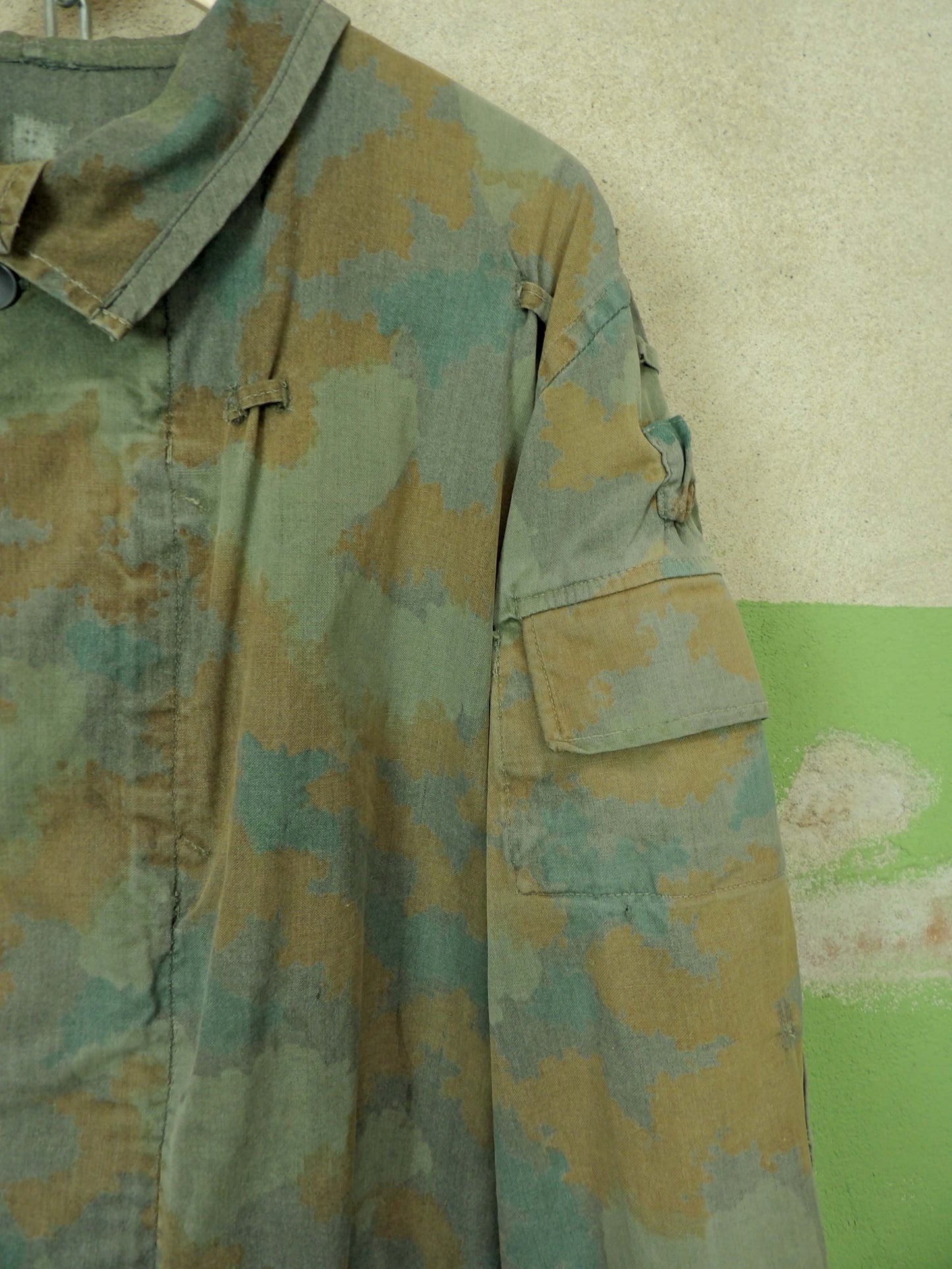 Issued DDR/NVA Scout Jacket M58 Blumentarn [size 3 : XL- regular)