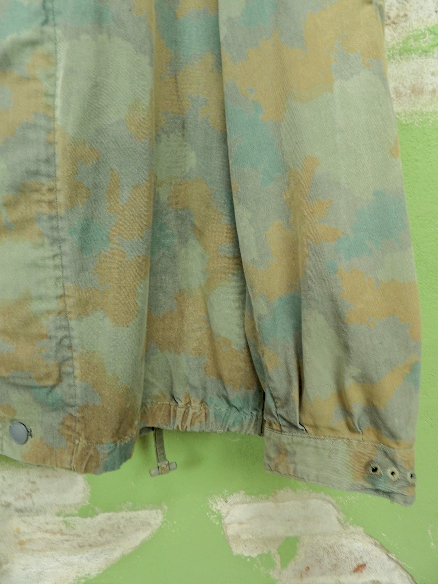 Issued DDR/NVA Scout Jacket M58 Blumentarn [size 3 : XL- regular)