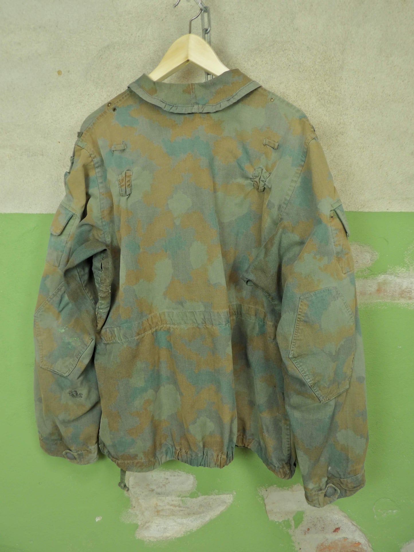 Issued DDR/NVA Scout Jacket M58 Blumentarn [size 3 : XL- regular)
