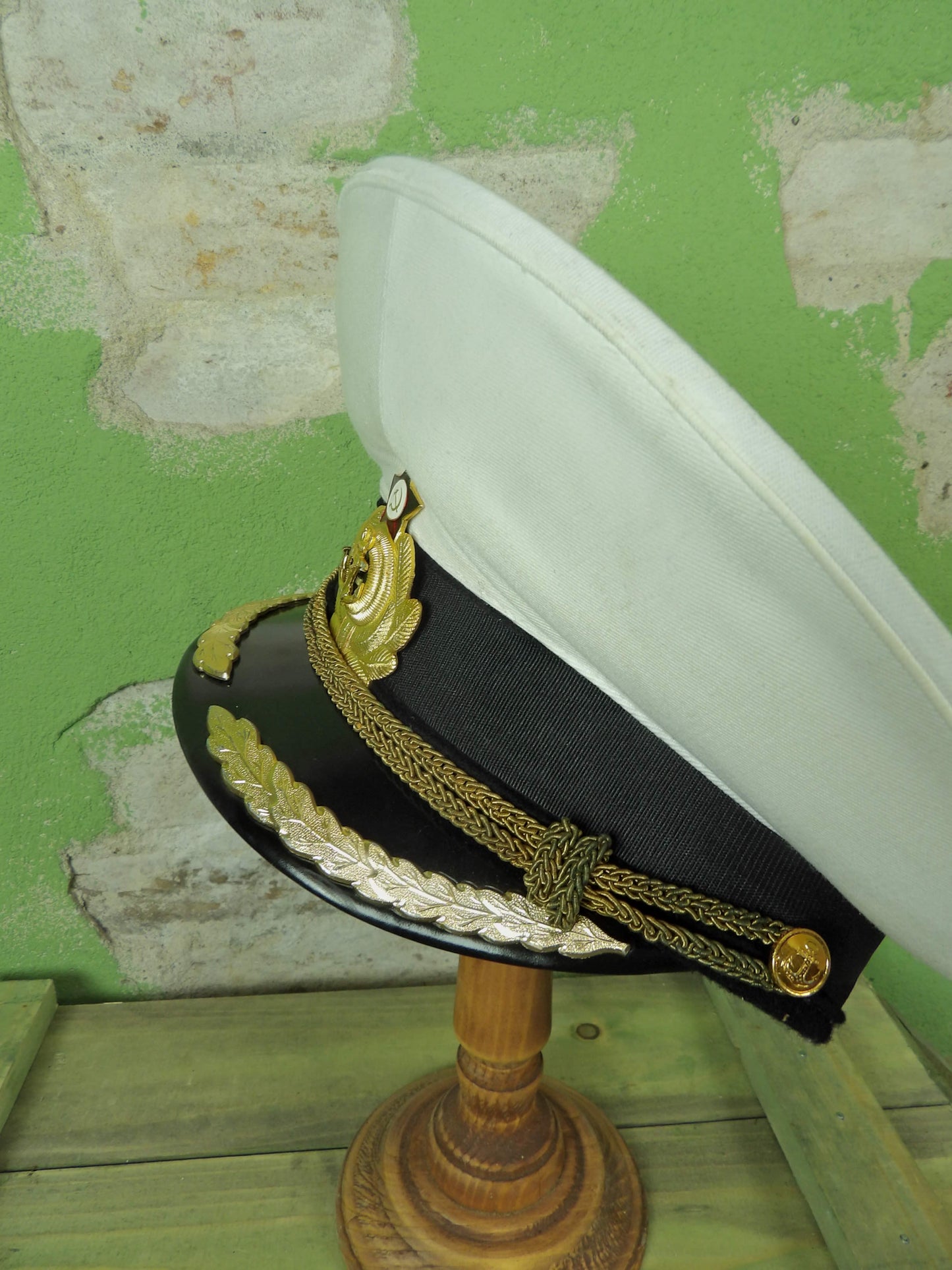 Repro Soviet Navy Officers Parade Visor Cap [58]
