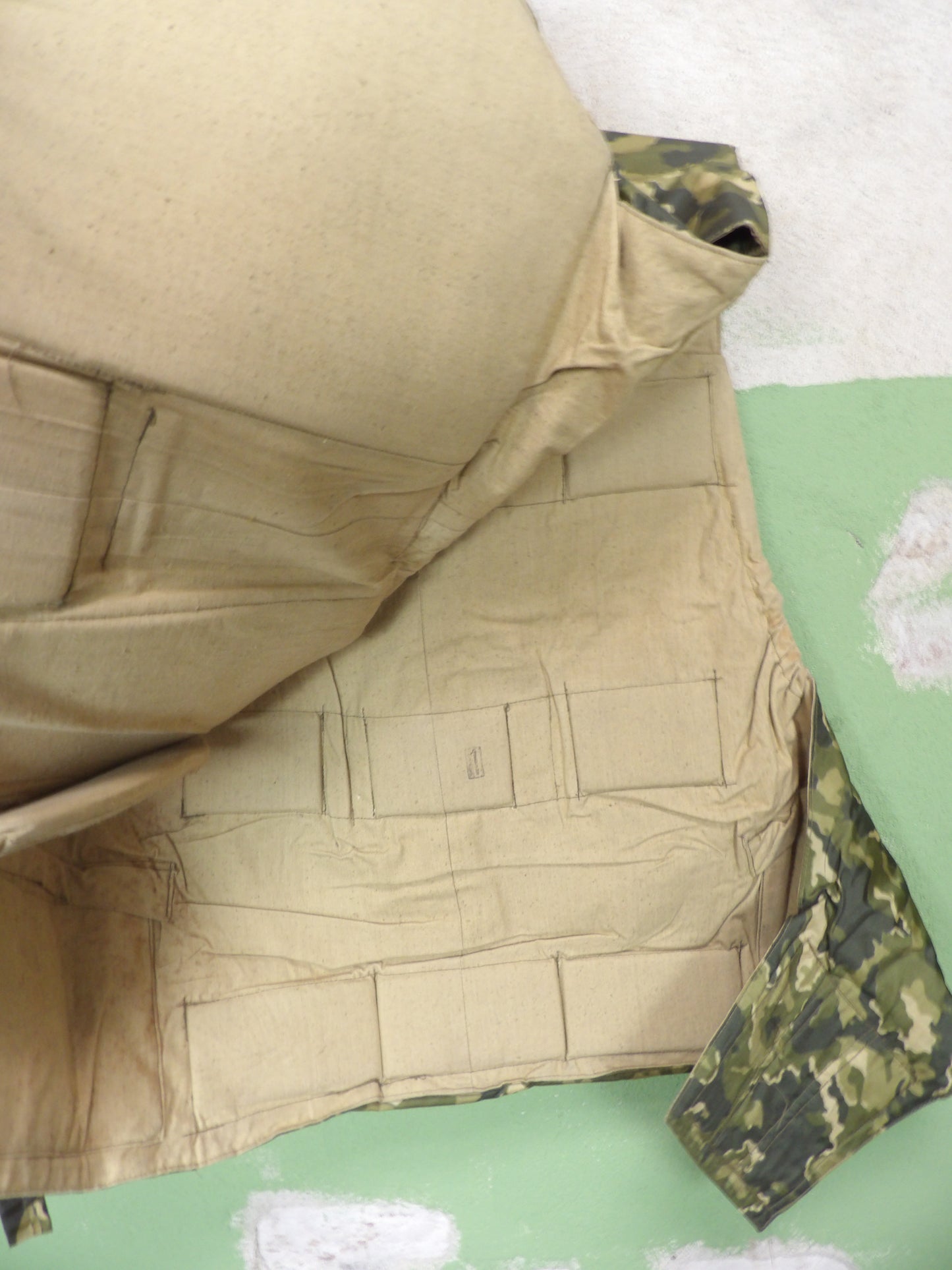 Unissued Russian SMK 1990 Modul 3 Green Walnut Body Armor Cover