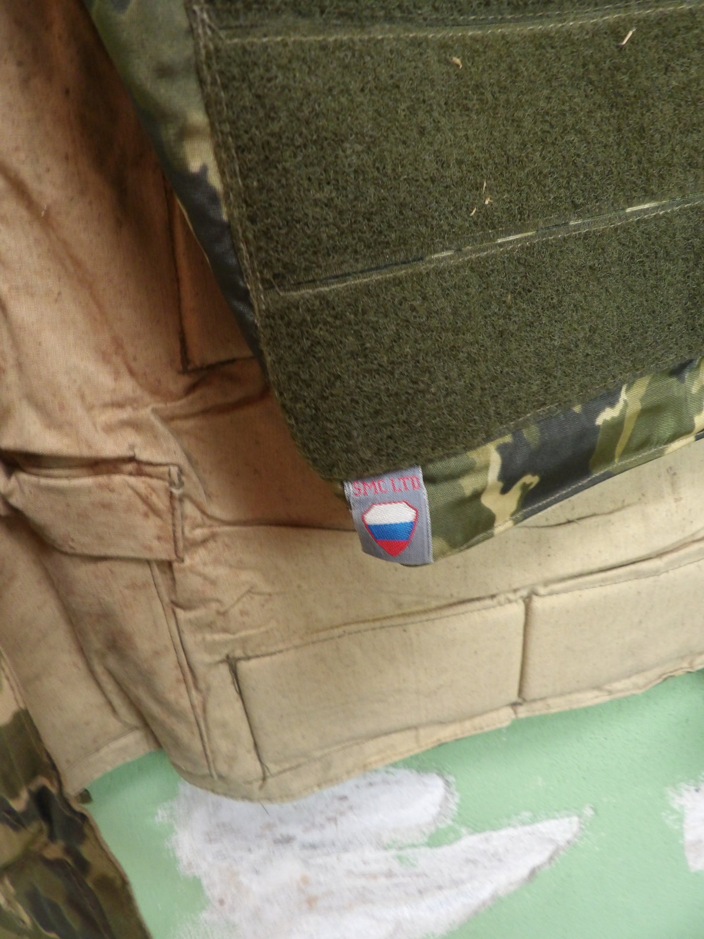 Unissued Russian SMK 1990 Modul 3 Green Walnut Body Armor Cover