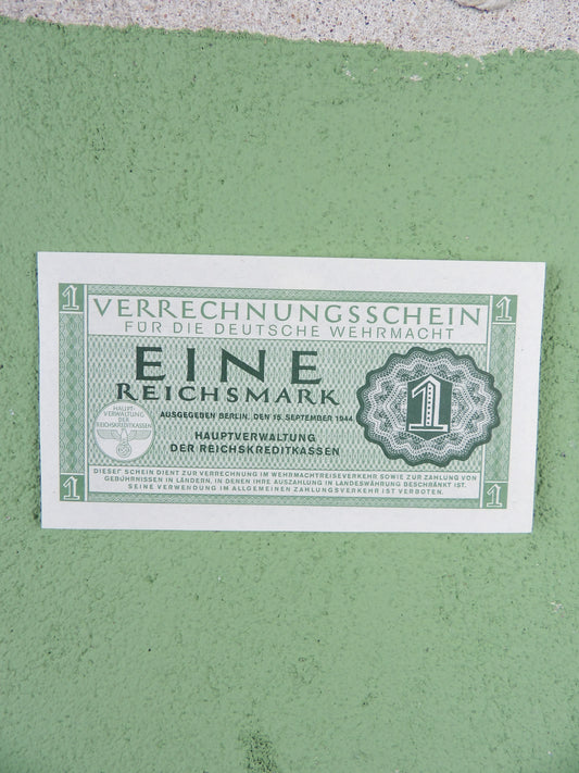 Third Reich 1 Wehrmacht  Reichsmark 1944