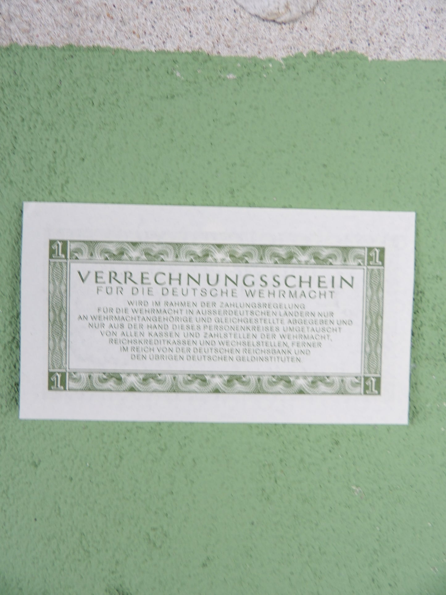 Third Reich 1 Wehrmacht  Reichsmark 1944